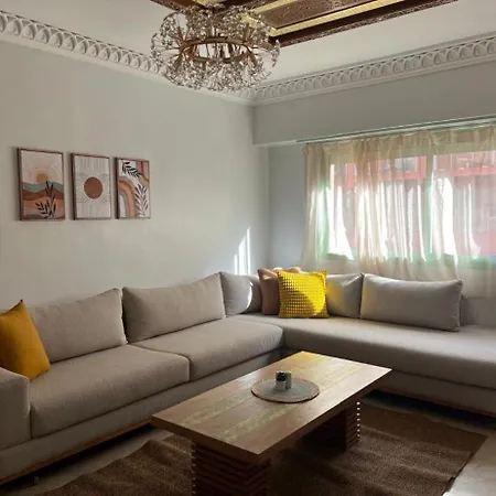 Bel Appartement Meuble Avec Piscine, L'Hivernage A Marrakech Marrakesh Buitenkant foto